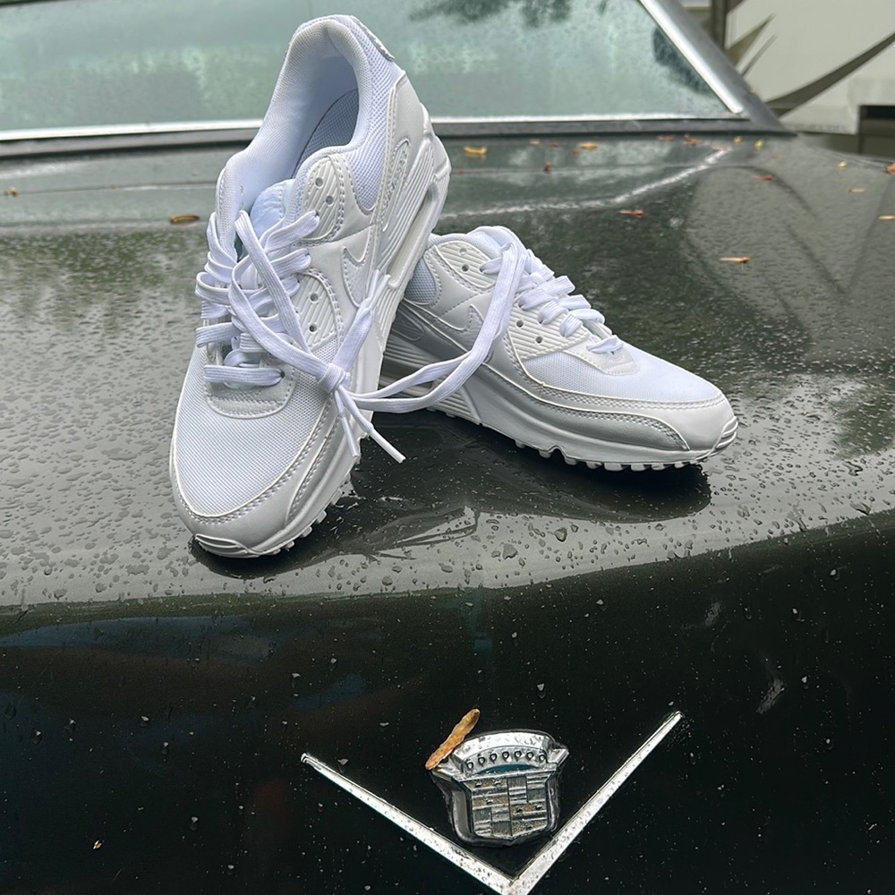 New men Nike air max 1 all white
